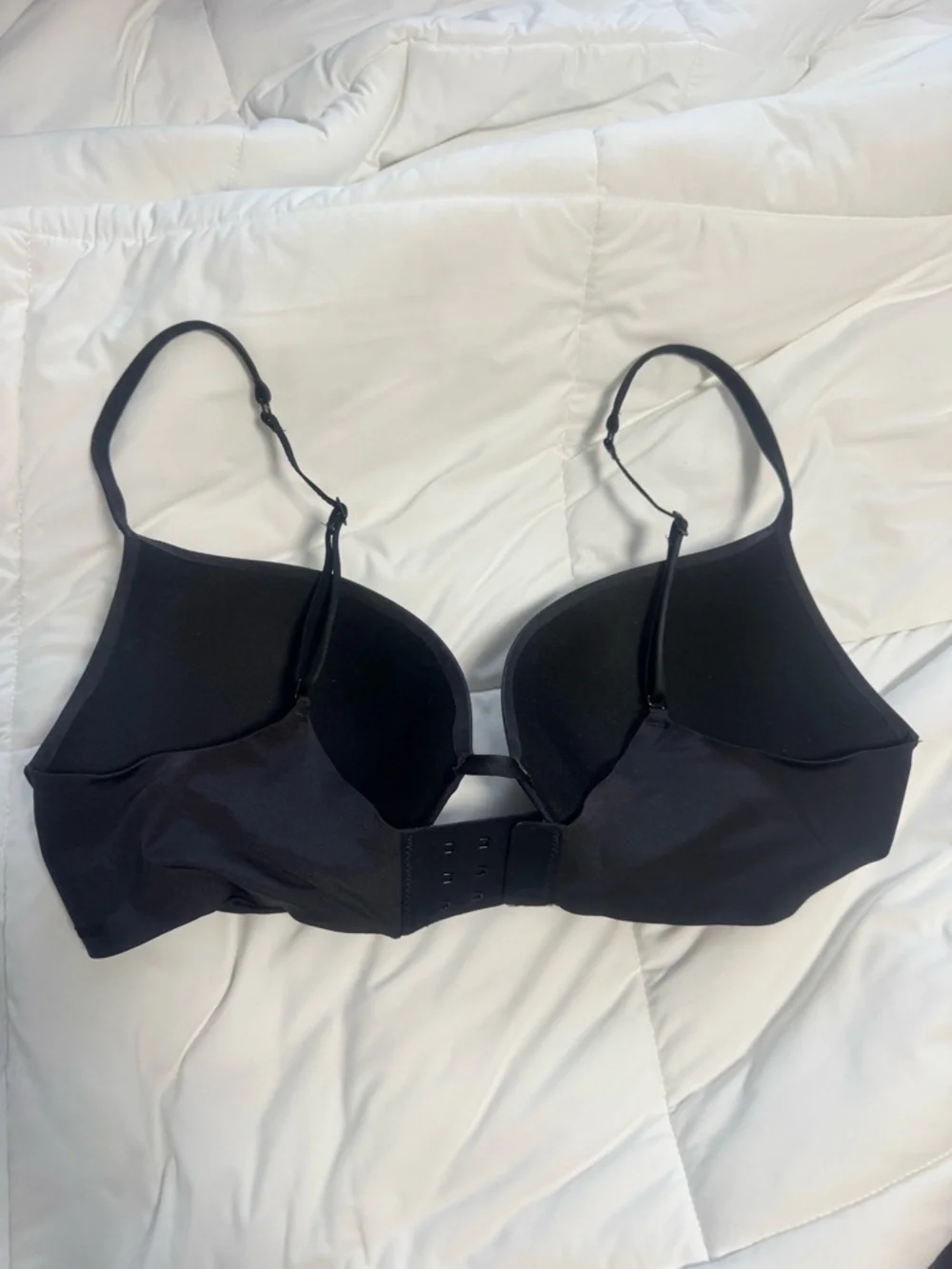 Skims Ultimate Teardrop Push Up Bra 34C - Black and Clay - Picture 3 of 4